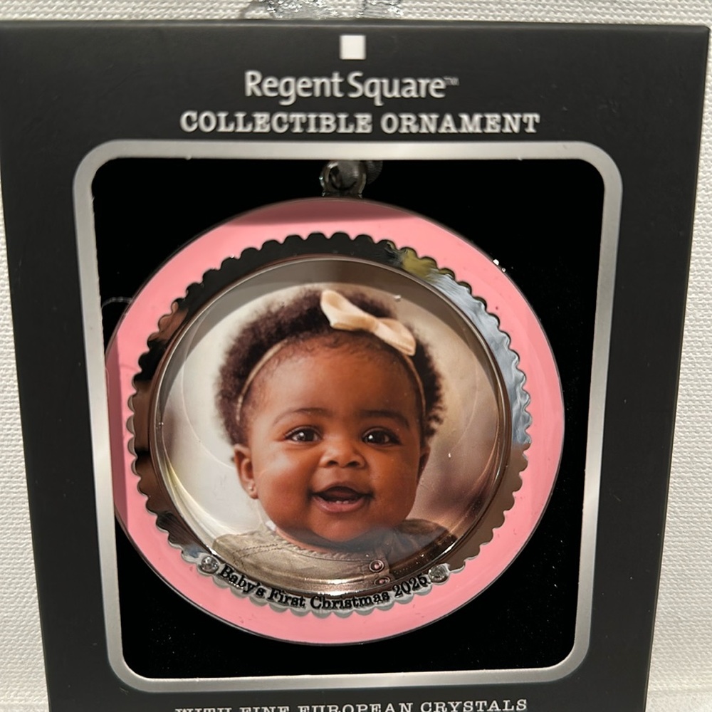 New in Case Regent Square Collectible Ornament with Fine European Crystal.